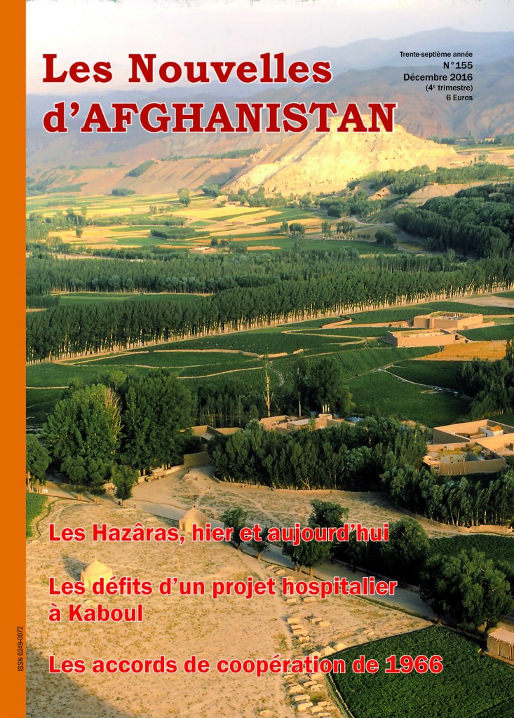Couverture du numéro 155 des Nouvelles d'Afghanistan
